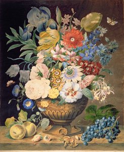 Fiori e frutta, 1828